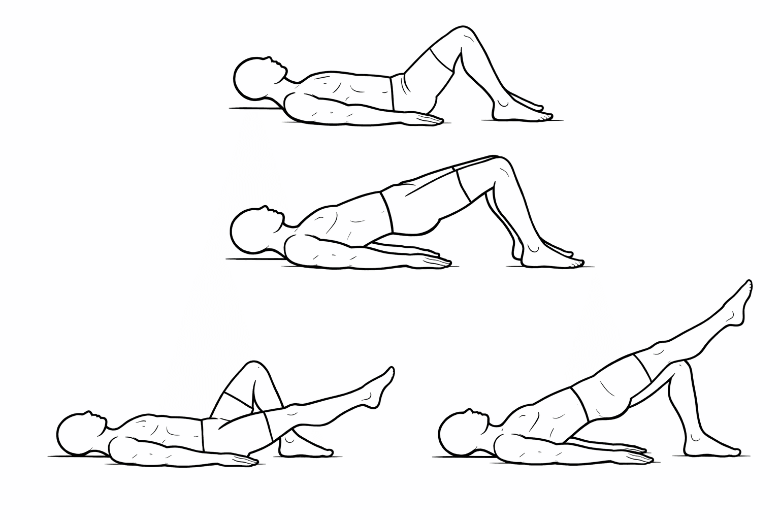 Glute bridge (double-leg)