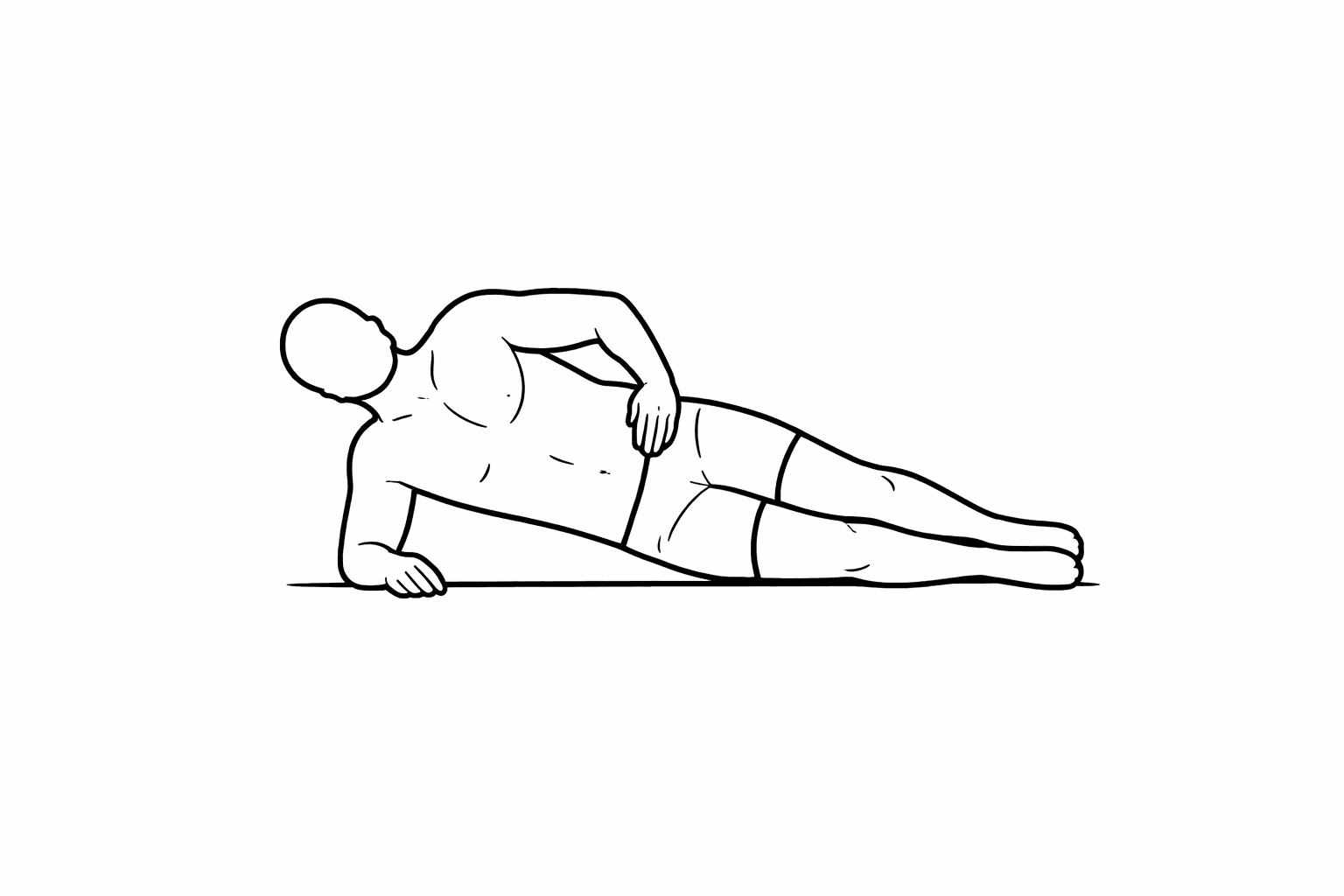 Side Plank (from knees)